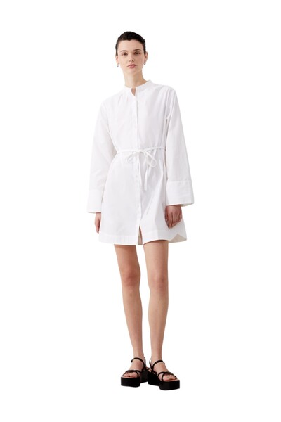 French Connection Women Alissa Cot Wide Sleeve Shirt Dress
