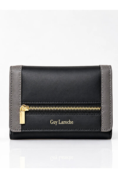 Guy Laroche δερμάτινο γυναικείο Πορτοφόλι 24713 Μαύρο