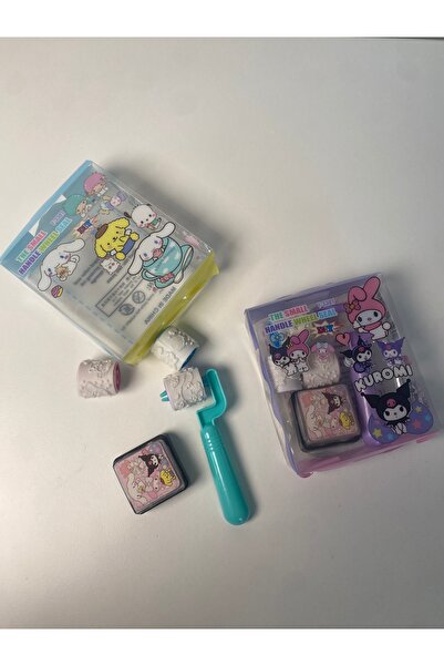 Sakura Konsept Butik Sanrio Roller Stamp Seal Kuromi Cinnamoroll Mymelody 1 S...