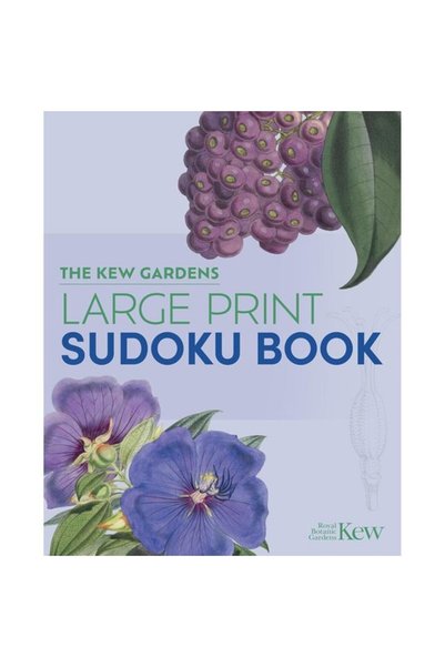 ARCTURUS Cartea Sudoku cu fonturi mari Kew Gardens (Kew Gardens Arts & Activi...