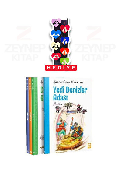 Nesil Çocuk Yayınları 4. ve 5. Sınıflar İçin Binbir Gece Masalları 10 Kitap S...
