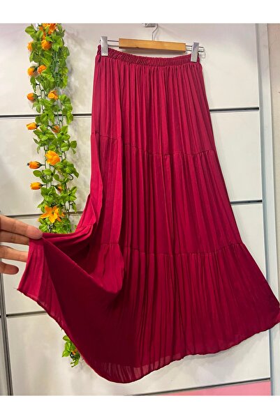 edu collection Chiffon Three-Layer Skirt with Lining