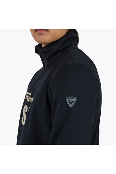 Rossignol Hanorac polar pentru bărbați Signature Ski Hz Fleece, Negru, XL