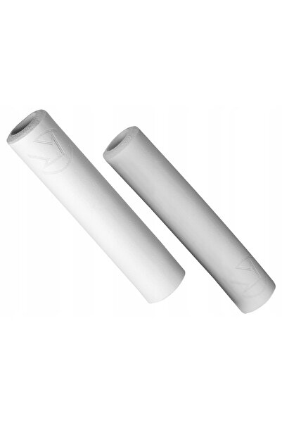 PRO Gripuri Slide On Race XC din silicon, albe, 30x130 mm, pentru ghidon.