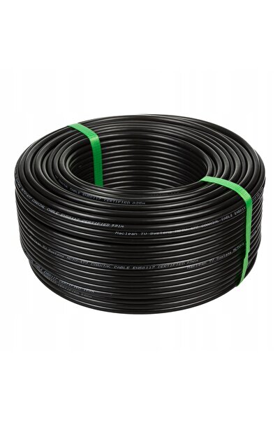 Maclean Cablu antenă TV SAT DVB-T de exterior coaxial gelatină RG6 Cu PE 100m