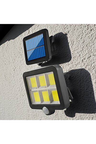 NO BRAND Lampă solară LED cu senzor de mișcare și apus, tip panou