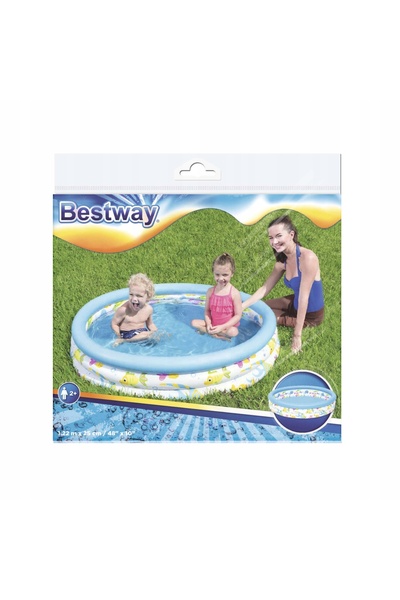 BESTWAY BASEN GONFLABIL DE GRĂDINĂ PENTRU COPII 122 x 25 cm