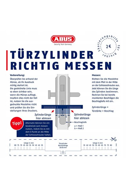 Abus KE20NP 30/30 inserție de blocare