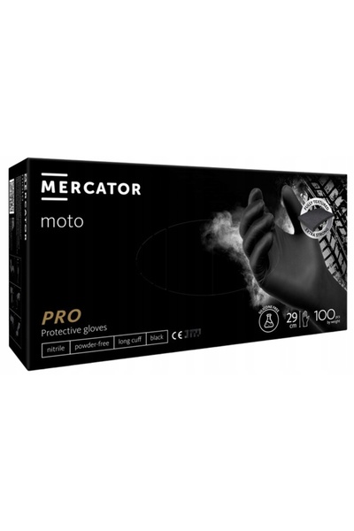 Mercator Medical Mănuși WORKSHOP BLACK MERCATOR pro MOTO BLACK rezistente 100...