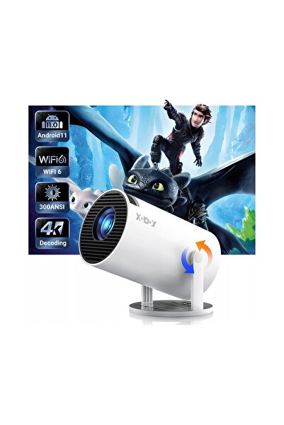 NO BRAND Proiector LED XGODY Gimbal 3 Alb
