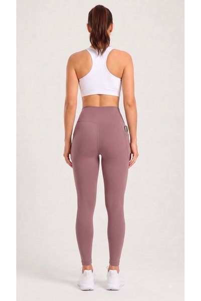 WOWO Women's High Waist Sports Leggings with Pockets, Stretchy Slim Fit Fitness and Pilates Leggings with Phone Pockets