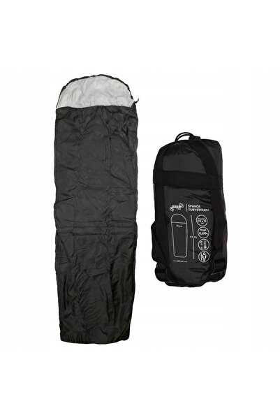 NO BRAND Sac de dormit tip mumie de 210 CM, pentru camping, cu umplutură sint...