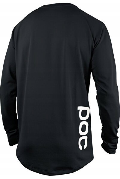 Poc Bluza rowerka essential DH LS Jersey - negru carbon M