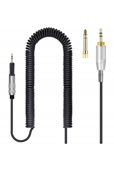 NO BRAND Cablu pentru căști AUDIO-TECHNICA ATH-M50x M40x M30x MSR7, lungime 1...