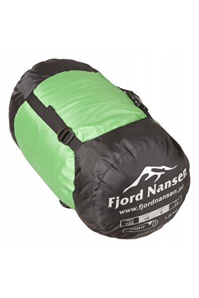 NO BRAND Sac de dormit sintetic Fjord Nansen Tokk XL (195 cm) – smarald/smara...
