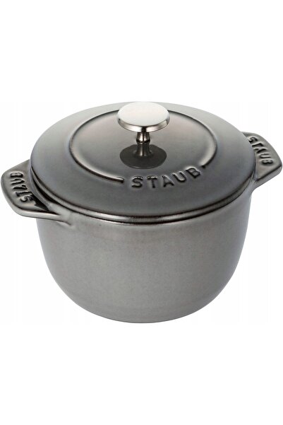NO BRAND STAUB LA COCOTTE Oală rotundă mică 725 ml, grafit