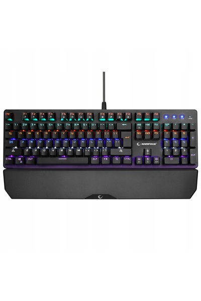 Rampage Tastatură mecanică KB-R86 UMBRA Switch Roșu Negru