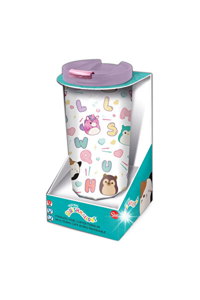 Stor Squishmallows Pahar de călătorie din oțel inoxidabil cu personaj