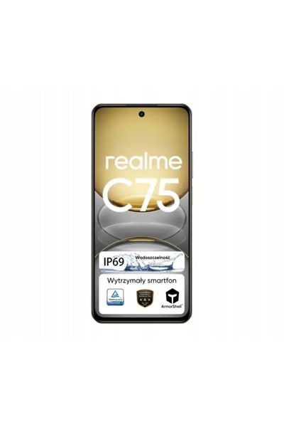 realme Smartfon C75 8/256GB 6.72 " 90Hz USB-C 5828mAh Cameră 50Mpx Auriu
