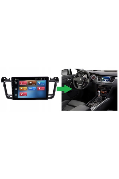 NO BRAND RADIO CU NAVIGAȚIE GPS PEUGEOT 508 2010-2018 ANDROID