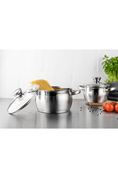 NO BRAND OLIVER VASE DE GĂTIT DIN OȚEL INOXIDABIL 24CM 6L Z/P MG
