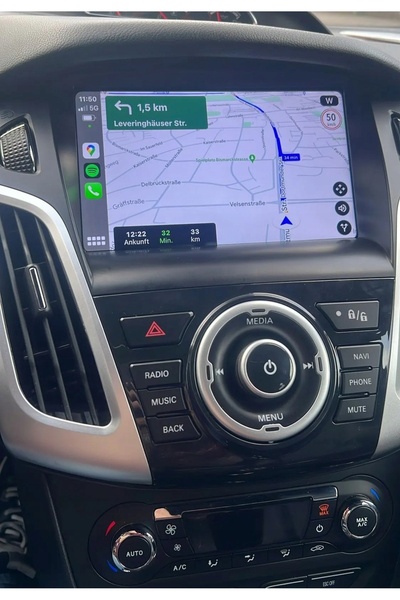 NO BRAND Sistem multimedia auto cu navigație, ecran tactil, Android, pentru F...