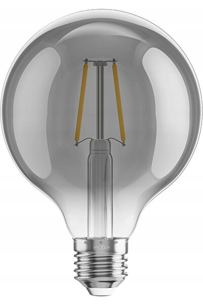 Mexen VINTIS Bec LED cu filament 6X E27 G95 2W Cald 2200K 150 LM Fumuriu