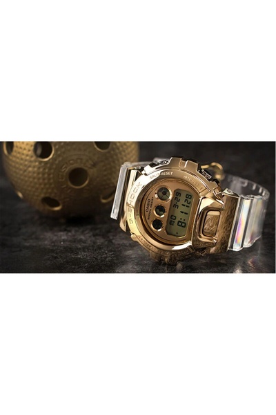 Casio Ceas digital G-SHOCK pentru bărbați GM-6900SG-9ER, oțel auriu