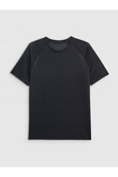 4F Tricou bărbătesc FNK M1499 negru intens 4FWAW25TFTSM1499 20S MĂRIMEA S