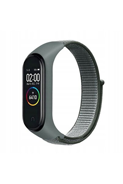 Beline Curea tip buclă din nailon gri pentru Mi Band 7/6/5/4/3