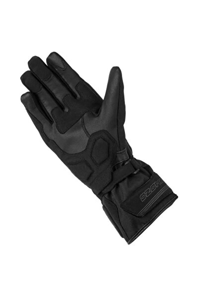 NO BRAND MĂNUȘI DIN PIELE ȘI ȚESĂTURĂ OZONE TOURING WP BLACK [Mărime: 3XL]