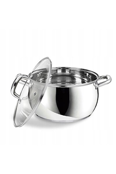 Maestro Oală din oțel inoxidabil cu capac pentru inducție și gaz 16cm 2L MR-3...