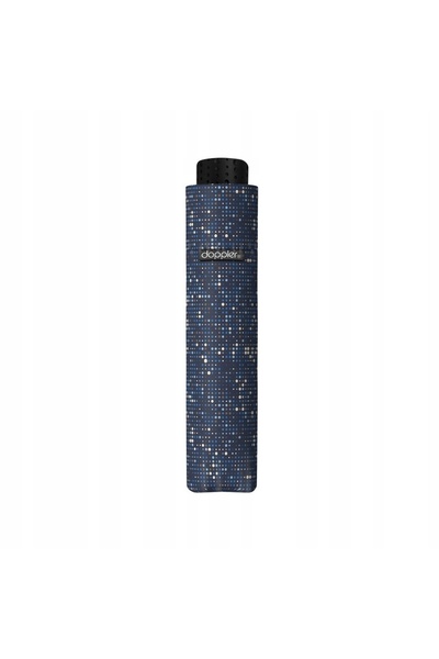 NO BRAND Doppler Fiber Havanna Spotlight Blue umbrelă manuală