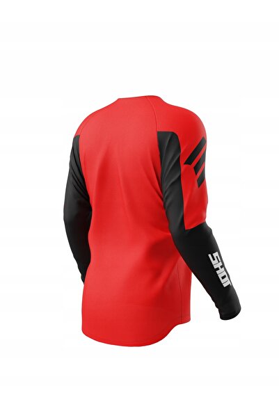 NO BRAND SHOT RACING BLUZA DRAW PRIVATE RED [Mărimea M]