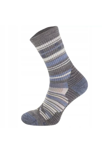 NO BRAND Șosete outdoor ClimaComfort 55% MERINO termoactive, gri, 39-42