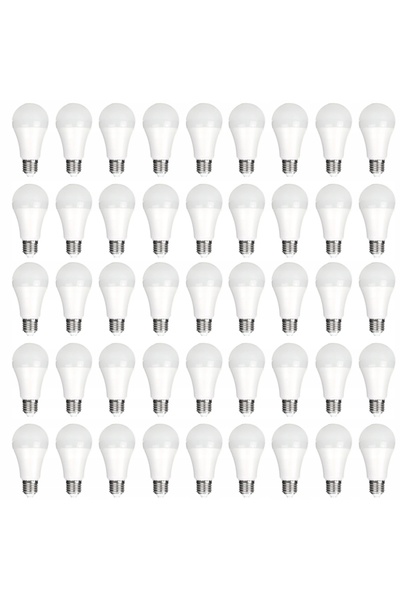 NO BRAND 50x BULB LED ECONOMIC E27 18W 1440lm 4500K ALB NEUTRU