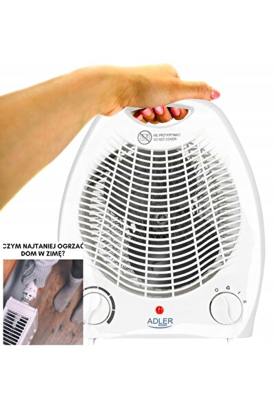 adler FARELKA Aparat de încălzire electric cu ventilator 2000W, 3 trepte, cu ...