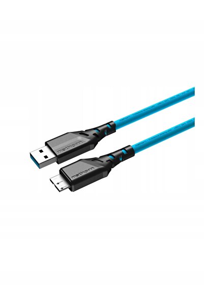 NO BRAND Cablu fotografic Mathorn MTC-520 USB A - MicroB, 5 m, Arcticblue
