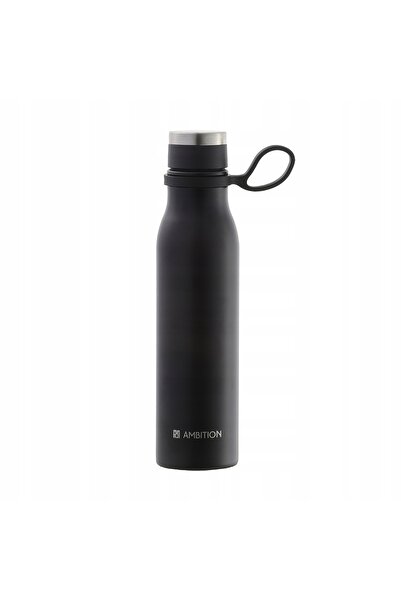 NO BRAND AMBITION SILKY THERMAL BOTTLE Oțel Inoxidabil 480 ML Negru