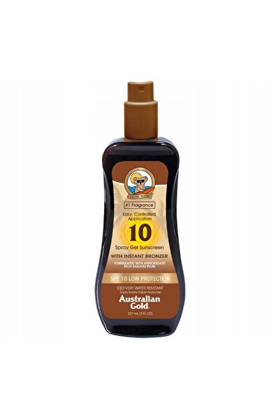 NO BRAND Australian Gold Spray Gel Cu Bronzer SPF10