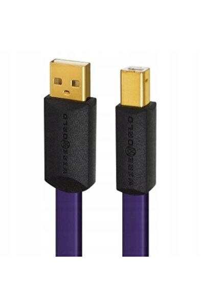 NO BRAND Cablu USB 2.0 de mare viteză USB-A la USB-B Violet WIREWORLD ULTRAVI...