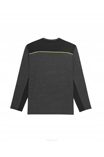 YONEX Tricou de tenis bărbătesc cu mânecă lungă, negru, M