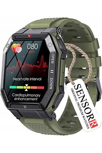 SENSORR Ceas militar robust, smartwatch pentru bărbați, apeluri, SMS-uri, men...