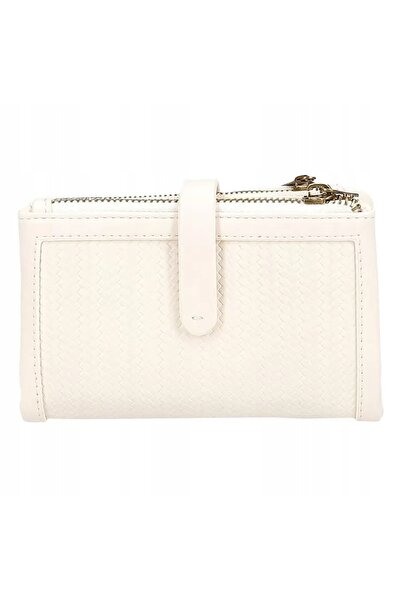 Pepe Jeans Portofel Lena 14,5x9 cm piele albă
