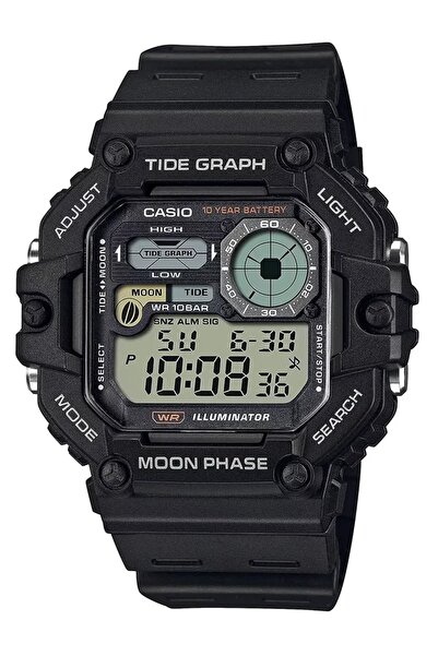 Casio Ceas bărbătesc digital cu fazele lunii WS-1700H-1AV + CUTIE
