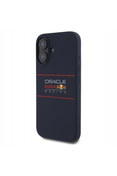 Red Bull Husă iPhone 16 6.1 " granat " Silicon Orizontal Logo MagSafe