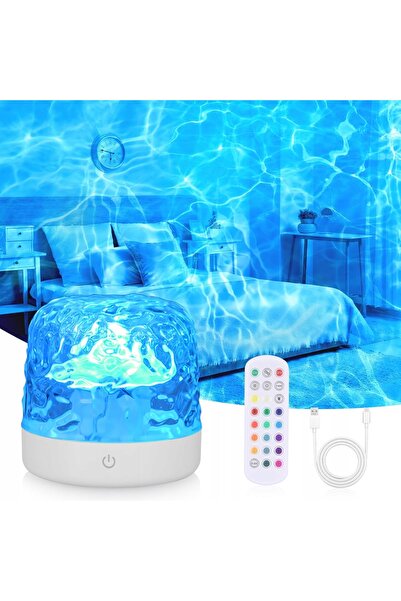 NO BRAND Lampă LED proiector ocean și cer înstelat