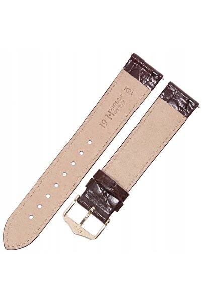 NO BRAND HIRSCH Crocograin L - MARO - 19mm - Curea de ceas din piele