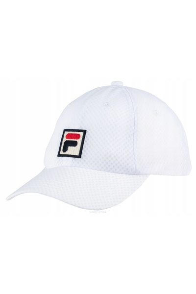 FILA Șapcă tip plasă Sampau, șapcă de tenis, albă
