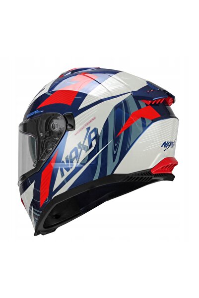 NO BRAND NAXA F31/F r.S BLENDA PINLOCK ANTI-ABURIRE ROȘU cască moto integrală